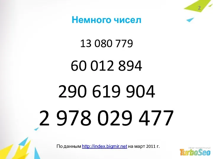 Немного чисел 13 080 779 290 619 904 60 012 894