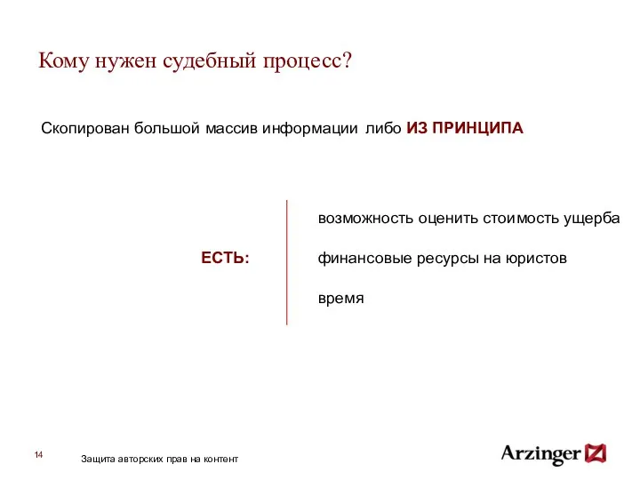 Кому нужен судебный процесс? Защита авторских прав на контент Скопирован большой