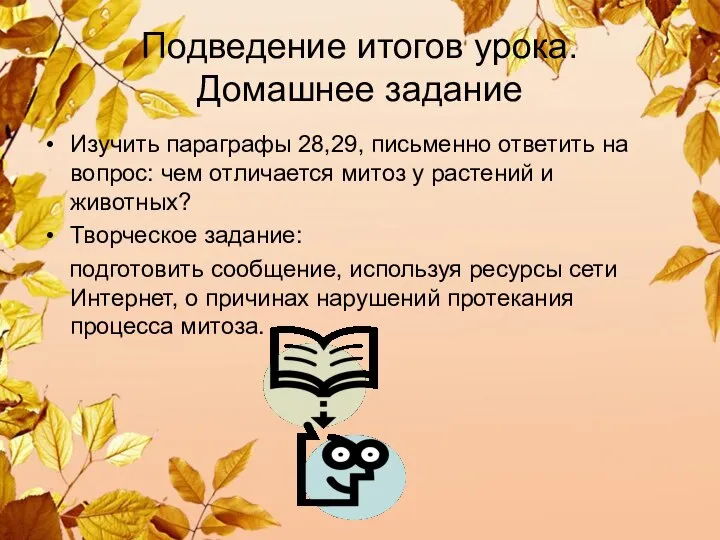 Подведение итогов урока. Домашнее задание Изучить параграфы 28,29, письменно ответить на