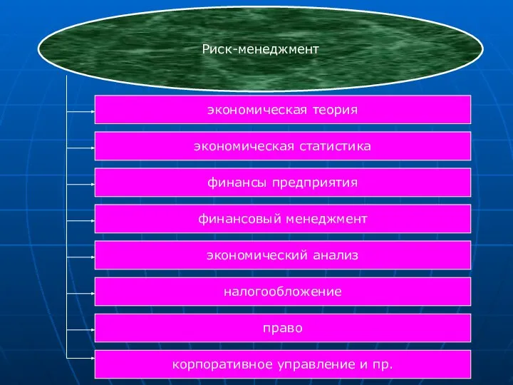Риск-менеджмент экономическая теория экономическая статистика финансы предприятия финансовый менеджмент экономический анализ