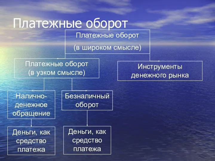 Платежные оборот Платежные оборот (в широком смысле) Платежные оборот (в узком