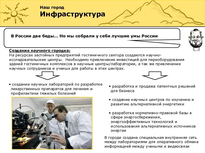 Наш город Инфраструктура В России две беды… Но мы собрали у