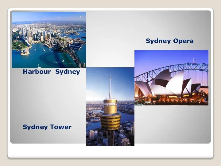 Sydney Tower Sydney Opera Harbour Sydney