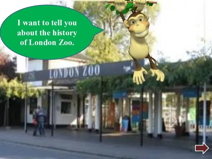 I want to tell you about the history of London Zoo.