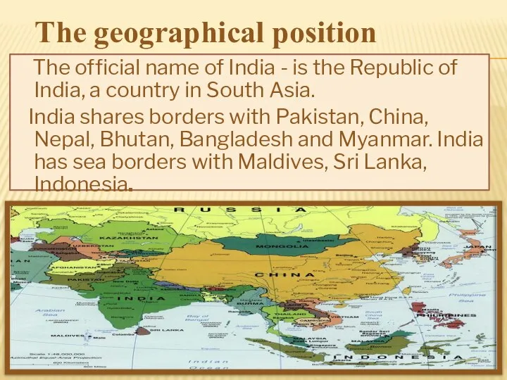 The official name of India - is the Republic of India,