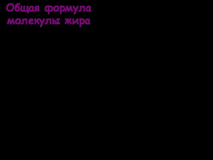 В состав жира входит 5-8 остатков различных кислот (в сливочном масле