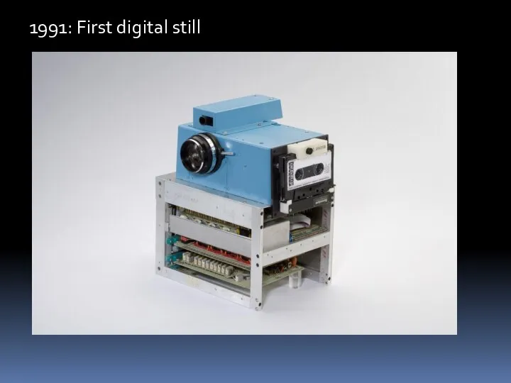 1991: First digital still