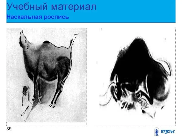 Рисунок Пояснительный текст Учебный материал Наскальная роспись