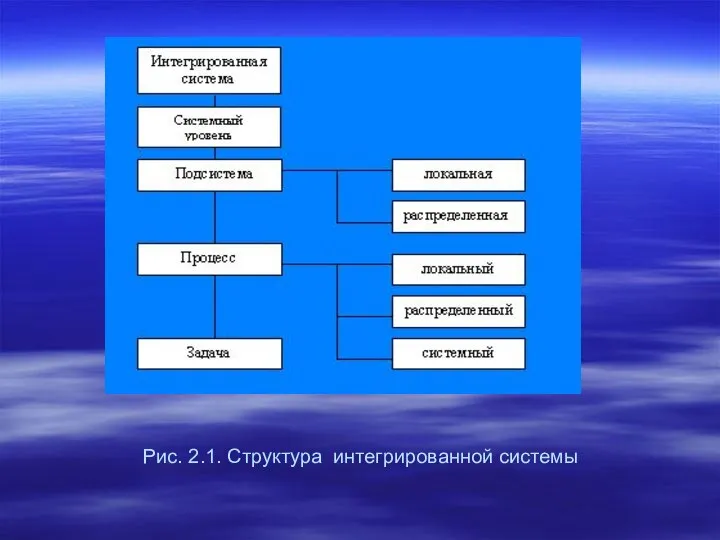 Рис. 2.1. Структура интегрированной системы