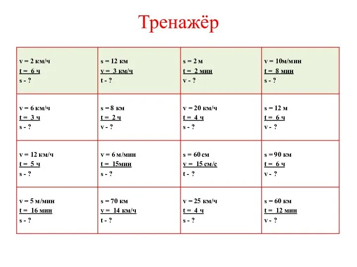 Тренажёр