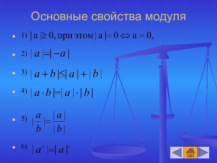 Основные свойства модуля 1) 2) 3) 4) 5) 6)