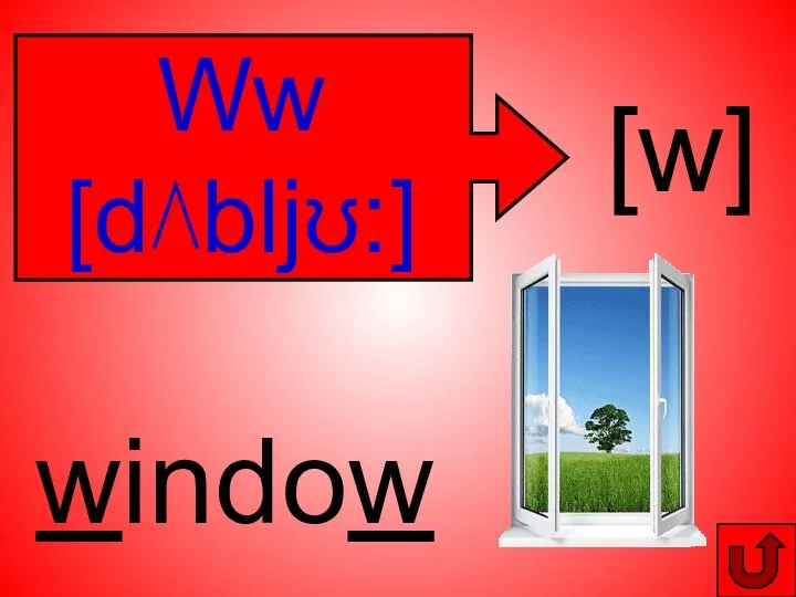 Ww [d⋀bljʊ:] [w] window