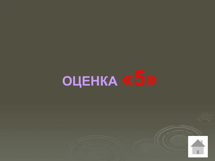 ОЦЕНКА «5»