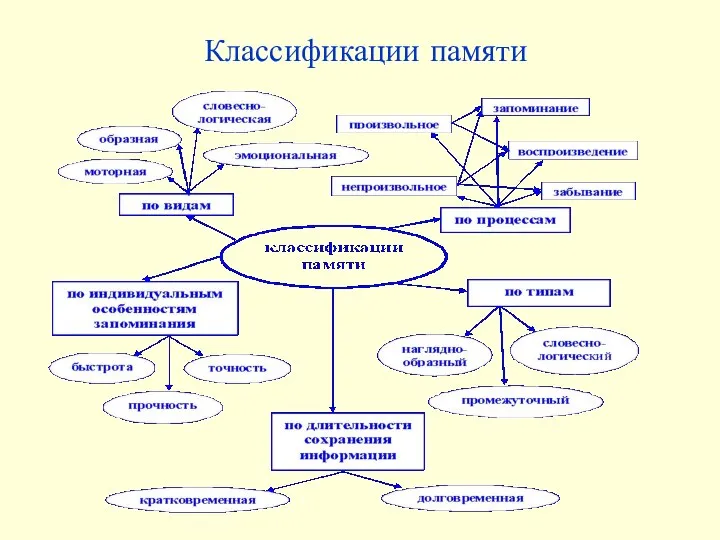 Классификации памяти