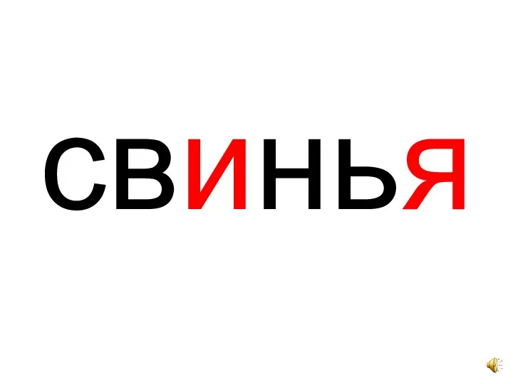 свинья