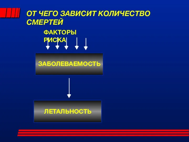 ФАКТОРЫ РИСКА ЗАБОЛЕВАЕМОСТЬ ЛЕТАЛЬНОСТЬ ОТ ЧЕГО ЗАВИСИТ КОЛИЧЕСТВО СМЕРТЕЙ