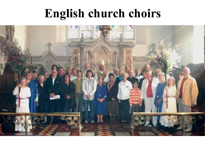 English church choirs