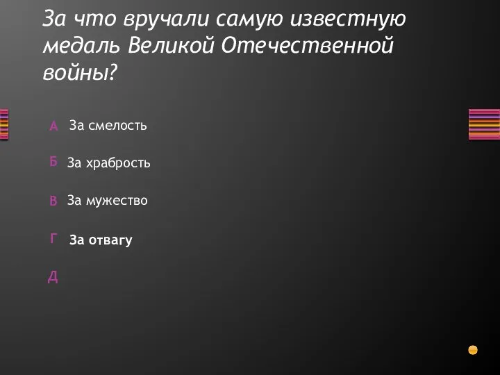 За что вручали самую известную медаль Великой Отечественной войны? За смелость