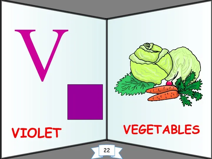 VIOLET VEGETABLES V 22