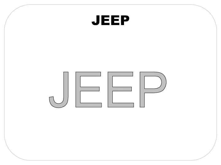 JEEP JEEP