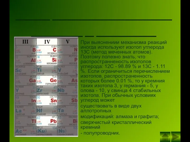 ____ ______________ ______ _ _______ При выяснениии механизма реакций иногда используют