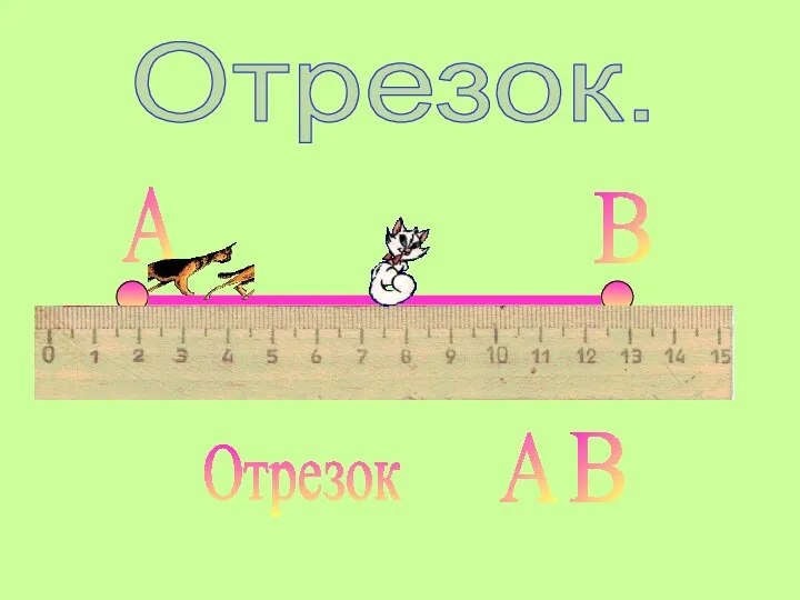 Отрезок. А В В А Отрезок