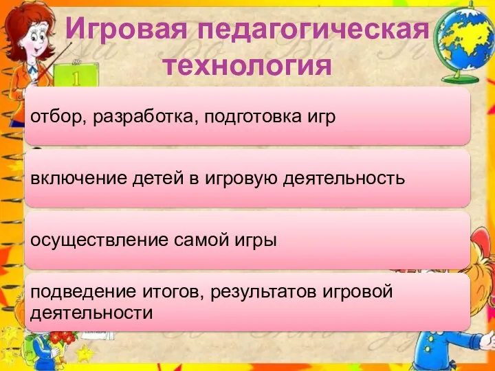 Игровая педагогическая технология