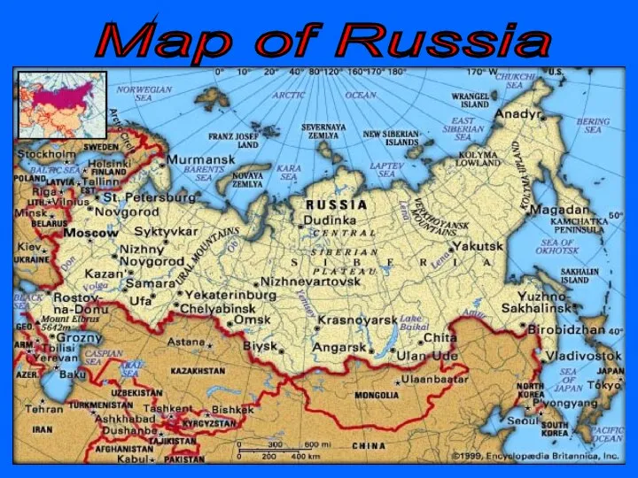 Map of Russia