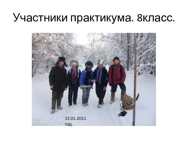 Участники практикума. 8класс. 22.01.2011год.