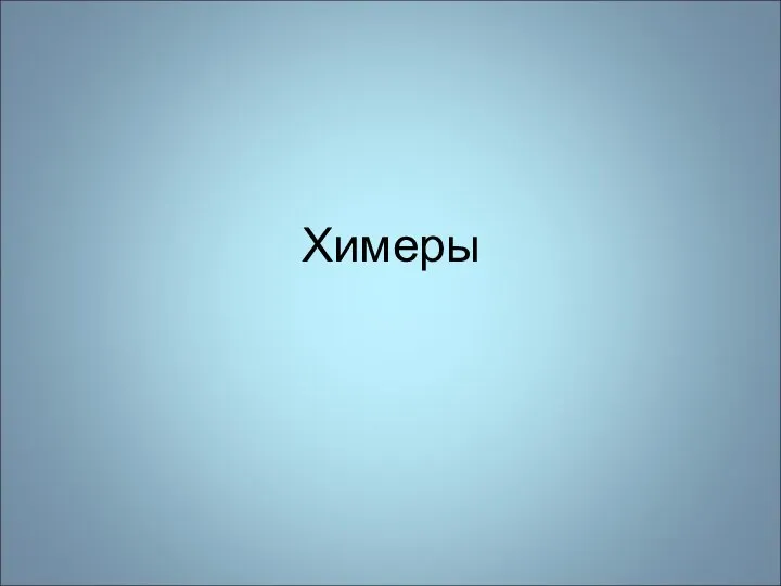 Химеры