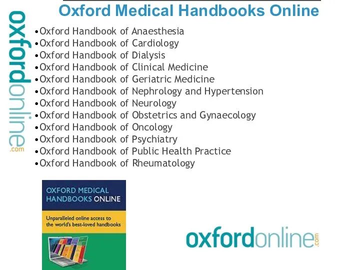 Oxford Medical Handbooks Online Oxford Handbook of Anaesthesia Oxford Handbook of