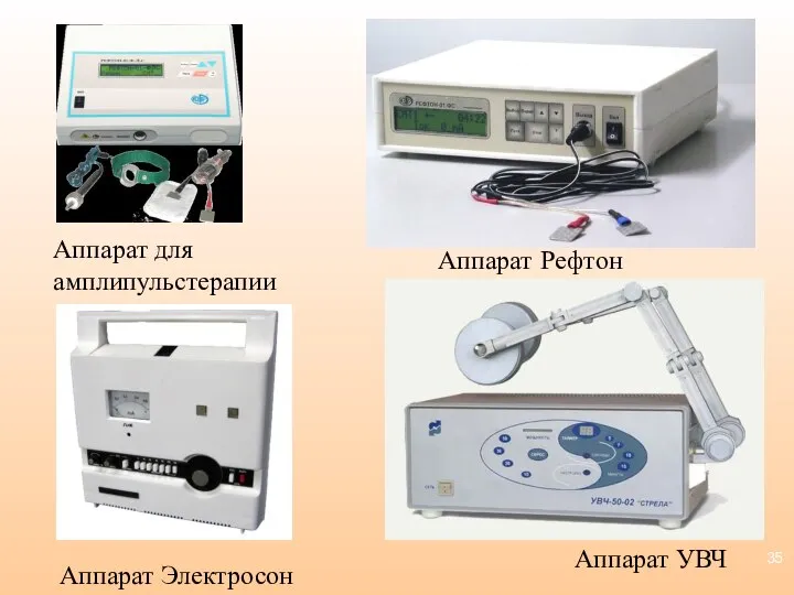 Аппарат для амплипульстерапии Аппарат Рефтон Аппарат Электросон Аппарат УВЧ
