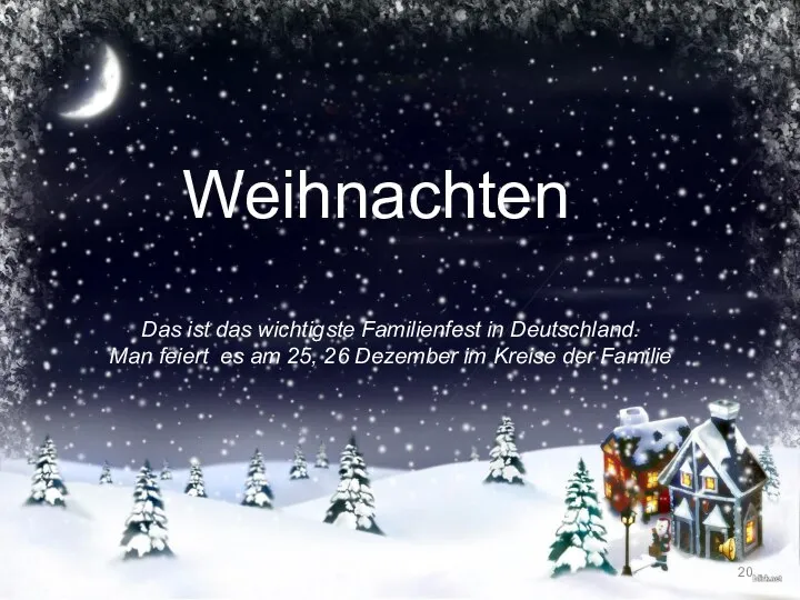 Weihnachten Das ist das wichtigste Familienfest in Deutschland. Man feiert es