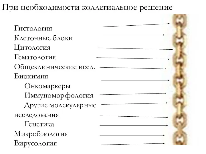 Гистология Клеточные блоки Цитология Гематология Общеклинические иссл. Биохимия Онкомаркеры Иммуноморфология Другие