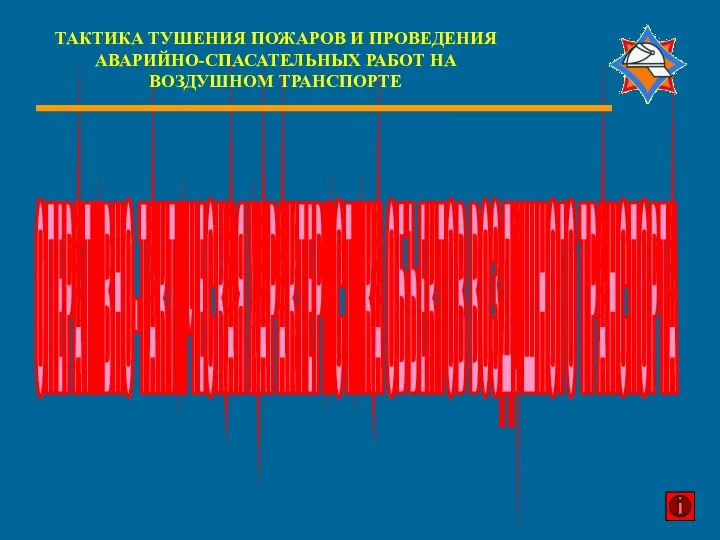 ОПЕРАТИВНО-ТАКТИЧЕСКАЯ ХАРАКТЕРИСТИКА ОБЪЕКТОВ ВОЗДУШНОГО ТРАНСПОРТА ТАКТИКА ТУШЕНИЯ ПОЖАРОВ И ПРОВЕДЕНИЯ АВАРИЙНО-СПАСАТЕЛЬНЫХ РАБОТ НА ВОЗДУШНОМ ТРАНСПОРТЕ