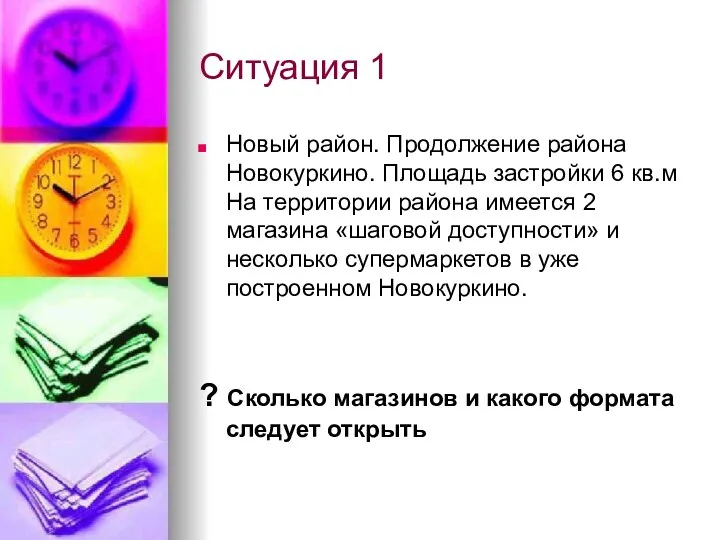 Ситуация 1 Новый район. Продолжение района Новокуркино. Площадь застройки 6 кв.м