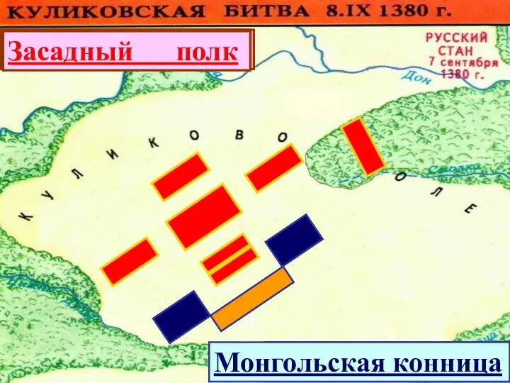 Сторожевой полк Передовой полк Большой полк Полк правой руки Полк левой