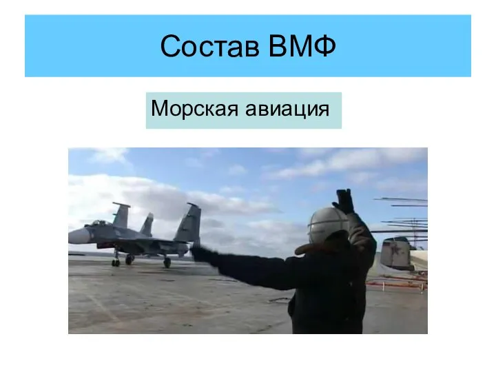 Состав ВМФ Морская авиация