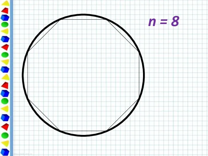 n = 8