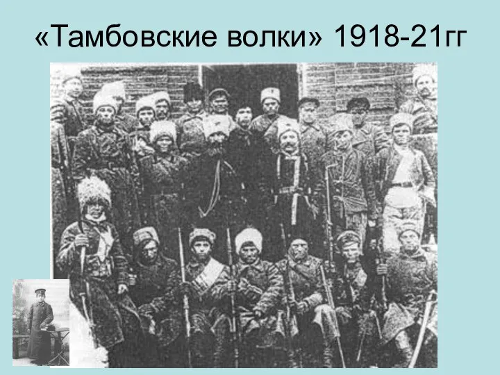 «Тамбовские волки» 1918-21гг