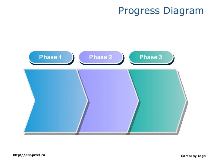 http://ppt.prtxt.ru Company Logo Progress Diagram