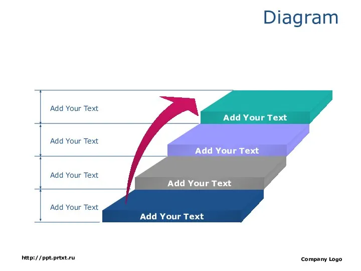 http://ppt.prtxt.ru Company Logo Diagram Add Your Text Add Your Text Add Your Text Add Your Text