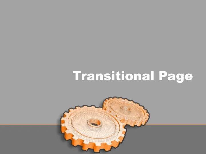 Transitional Page