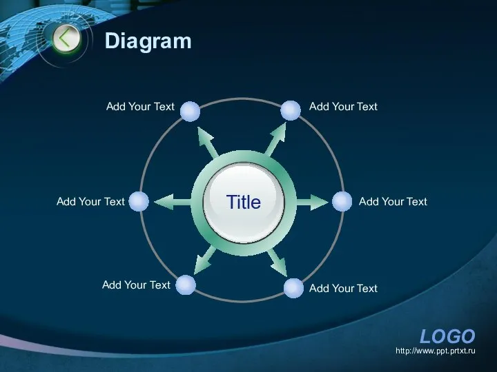 http://www.ppt.prtxt.ru Diagram Title Add Your Text Add Your Text Add Your