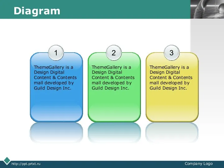 http://ppt.prtxt.ru Company Logo Diagram