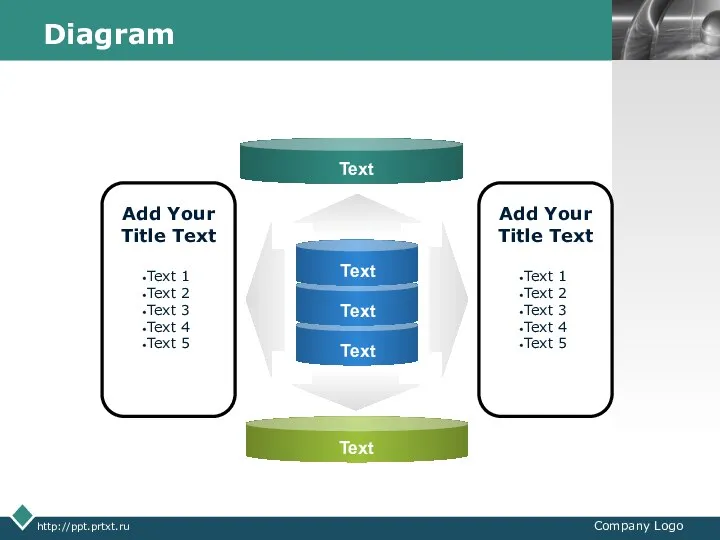 http://ppt.prtxt.ru Company Logo Diagram