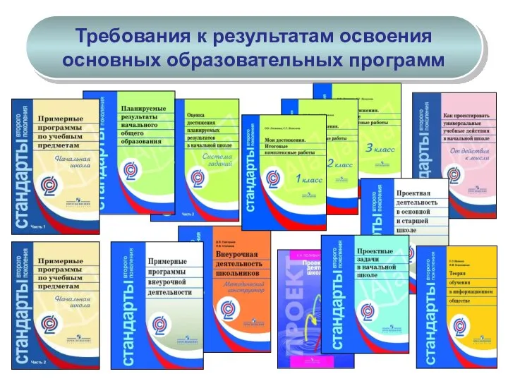 Требования к результатам освоения основных образовательных программ