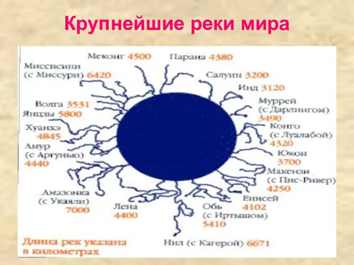 Крупнейшие реки мира