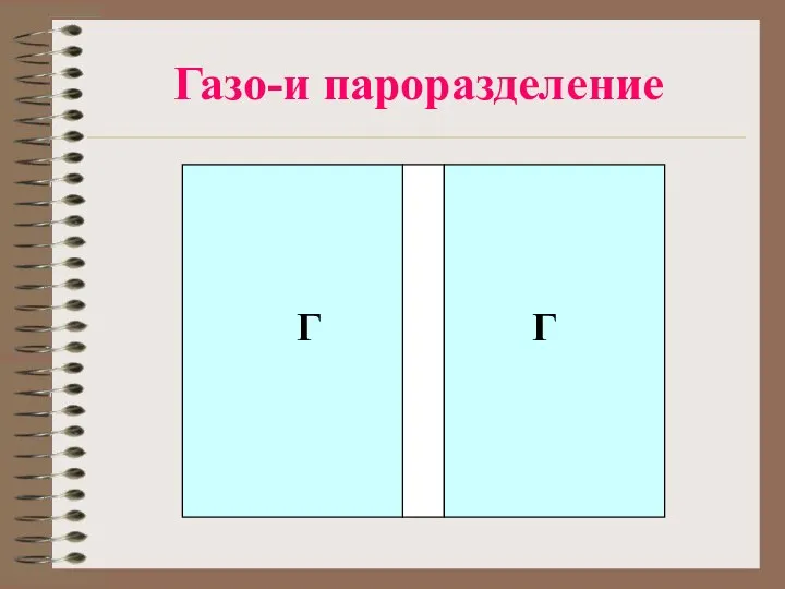 Газо-и пароразделение