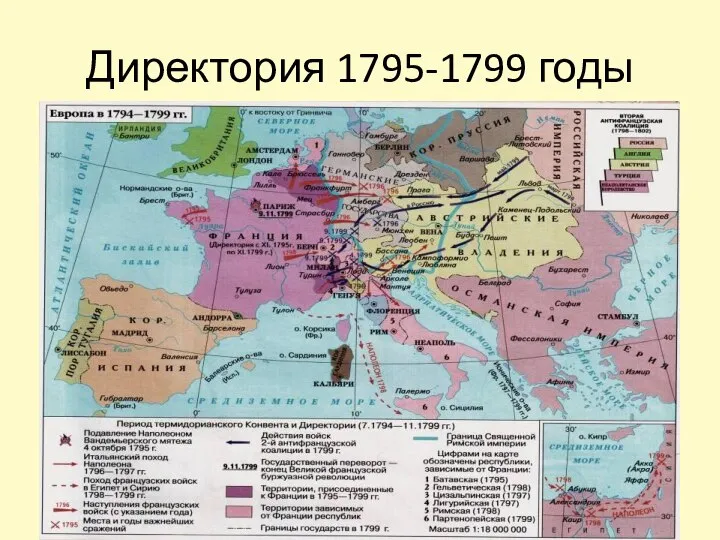 Директория 1795-1799 годы